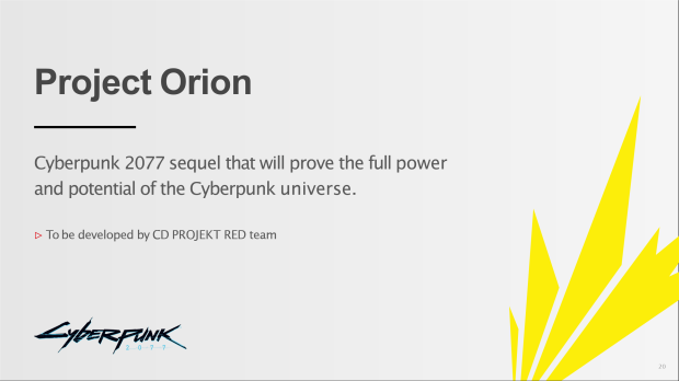 Cyberpunk 2077 sequel Project Orion begins R&D phase in 2024 1 Cyberpunk 2077 sequel Project Orion begins R&D phase in 2024 1