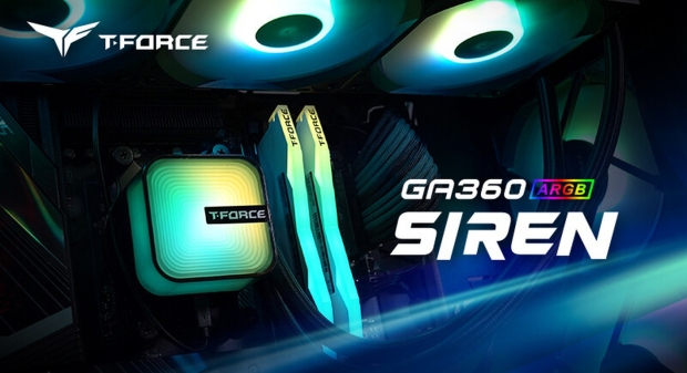 The stylish and impressive AI-enhanced T-FORCE SIREN GA360 ARGB AIO cooler is here