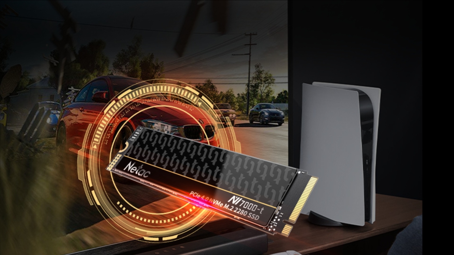 TweakTown Enlarged Image - Netac's NV7000-t delivers read speeds of up to 7300MB/s.