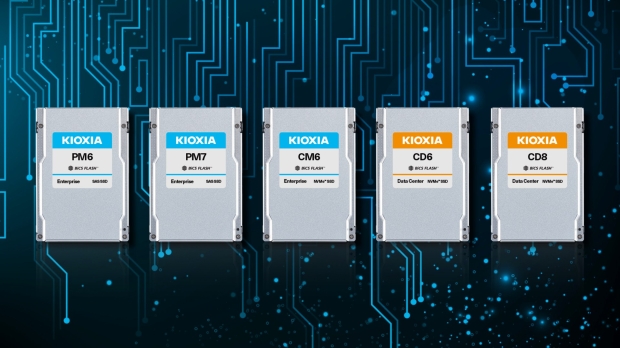 KIOXIA range of impressive SSDs are compatible with Microchip's Smart Storage Adapters