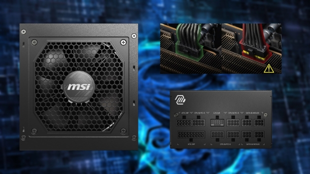 TweakTown Enlarged Image - The new MAG GL Series power supplies from MSI.