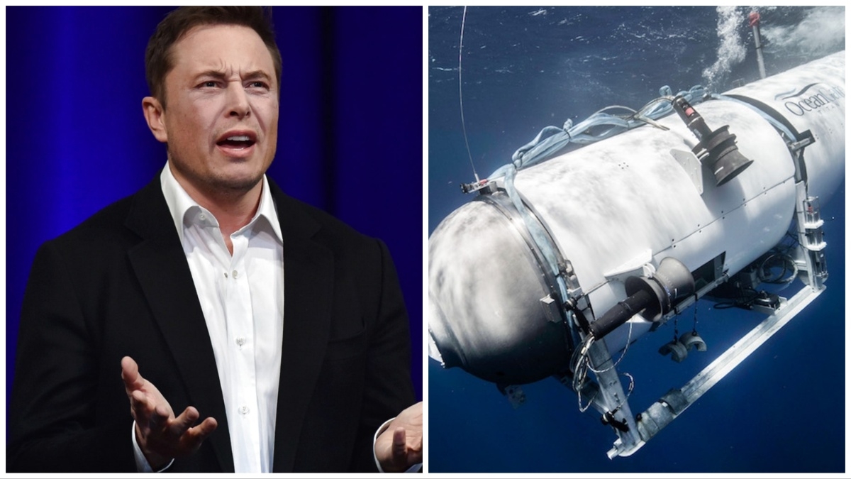 Elon Musk responds to claims SpaceX is involved in the missing Titanic ...