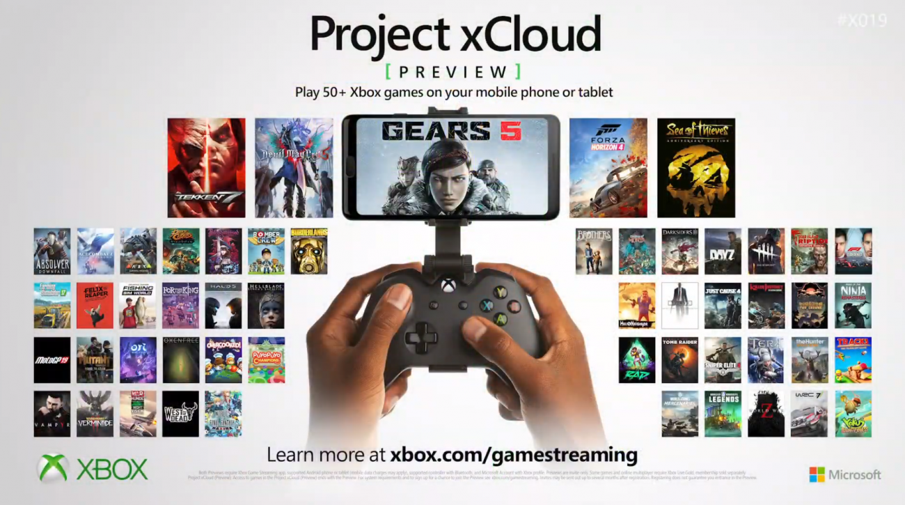 Microsoft shows off xCloud system that lets you play console