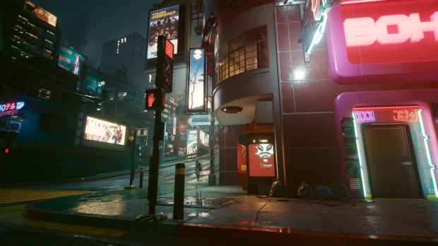 TweakTown Enlarged Image - Cyberpunk 2077 in RT Ultra Mode with DLSS 3 enabled, image credit: AusGamers.