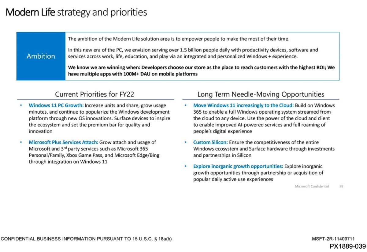 TweakTown Enlarged Image - Internal slide showing Microsoft's plans for the cloud, image credit: Microsoft.