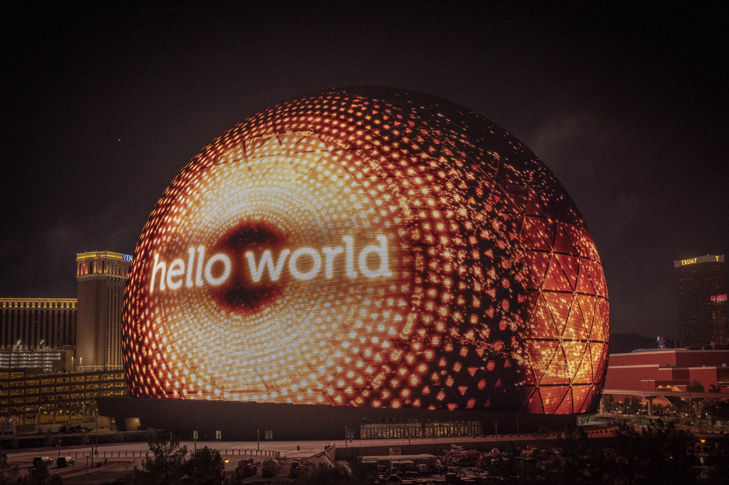Sphere is a new Vegas venue and has the world's largest LED screen : NPR