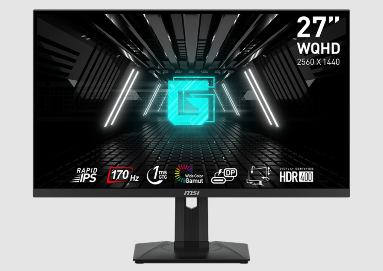 A MSI apresenta o G274QPF, um novo monitor de jogos esports de 27 polegadas e 170 Hz