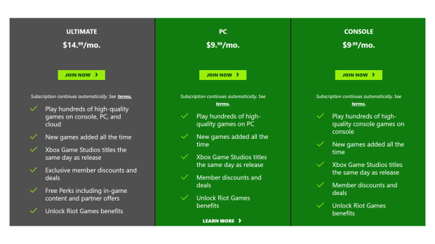 Xbox Game Pass price increase now in effect, Xbox LIVE conversion ratios  have also changed