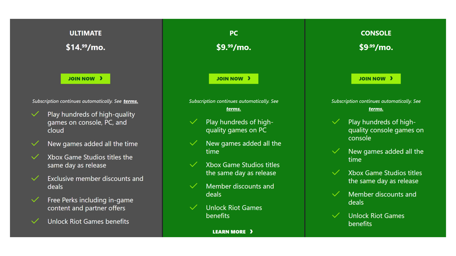 Xbox changes its tone on Game Pass