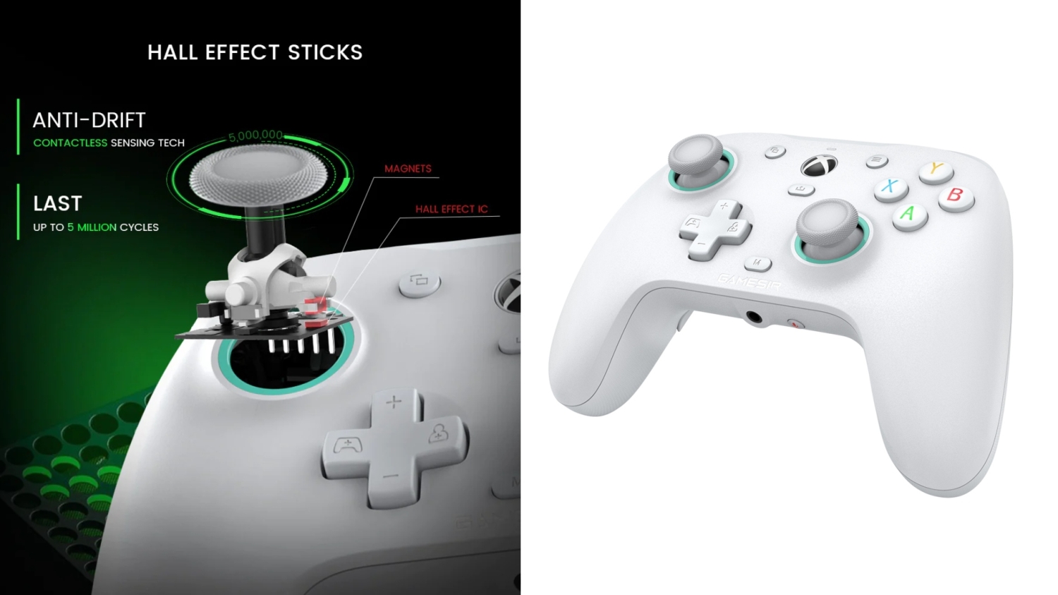 This new G7 SE Wired Xbox controller from GameSir features impressive Hall  Effect sticks