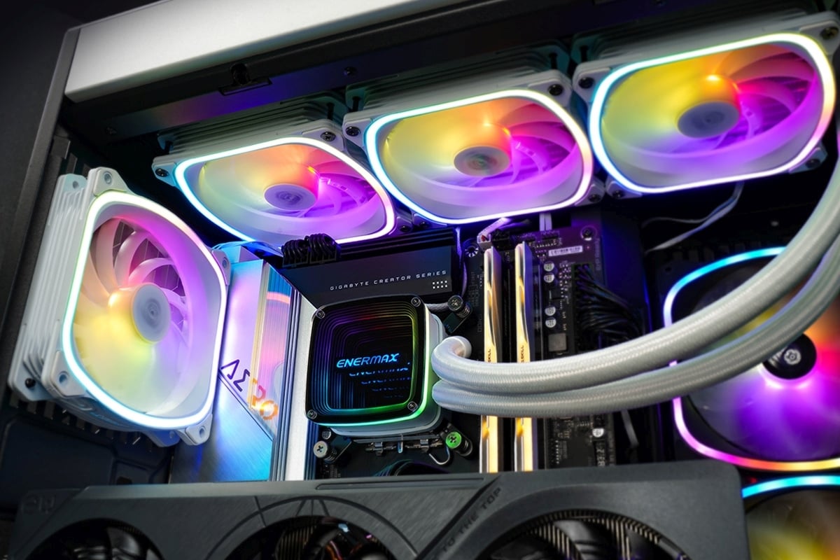 ENERMAX's impressive AQUAFUSION ADV AIO 360mm radiator cooler is now ...