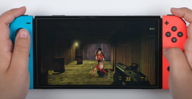 Modder turns an overclocked Nintendo Switch into a Steam Deck-like 