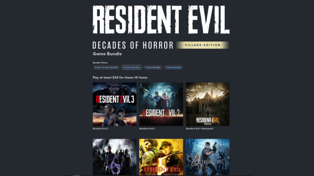 Humble Bundle - Resident Evil Decades of Horror Bundle - August