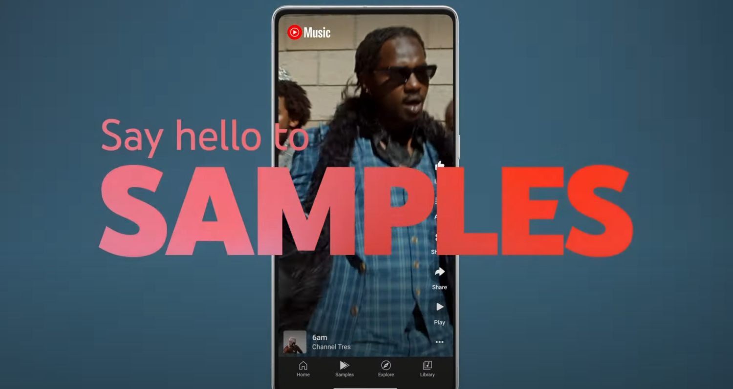 YouTube launches 'Samples' a new way to discover brand new music