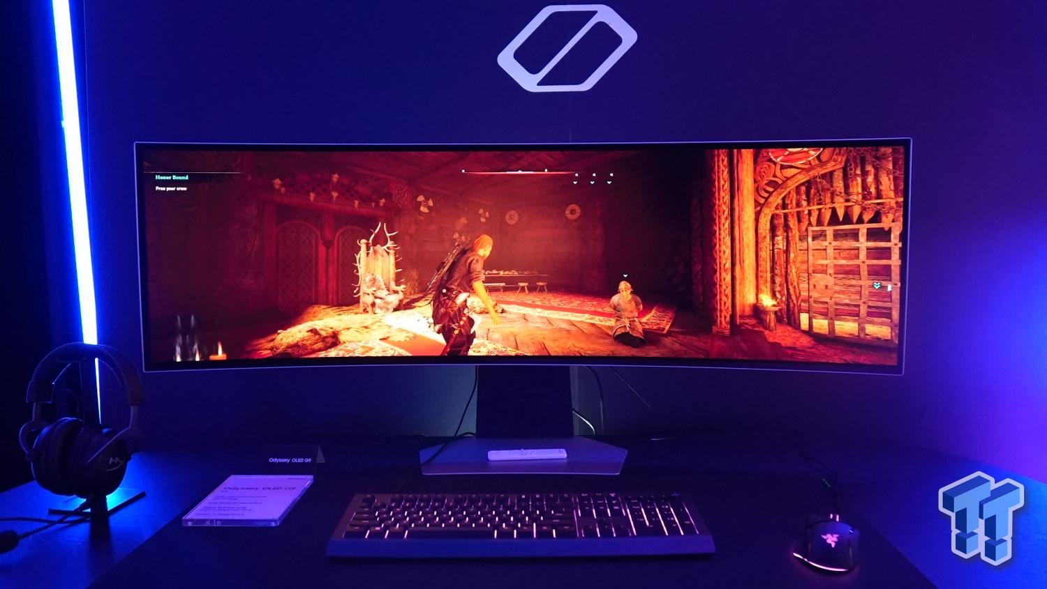 Samsung's new Odyssey Neo G9 packs two 4K displays into one monitor