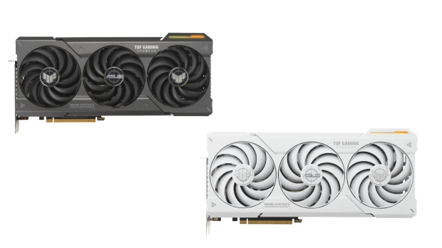 ASUS TUF GAMING AMD Radeon 7700 XT and ASUS TUF GAMING AMD Radeon 7700 XT WHITE, image credit: AMD. ASUS TUF GAMING AMD Radeon 7700 XT and ASUS TUF GAMING AMD Radeon 7700 XT WHITE, image credit: AMD.