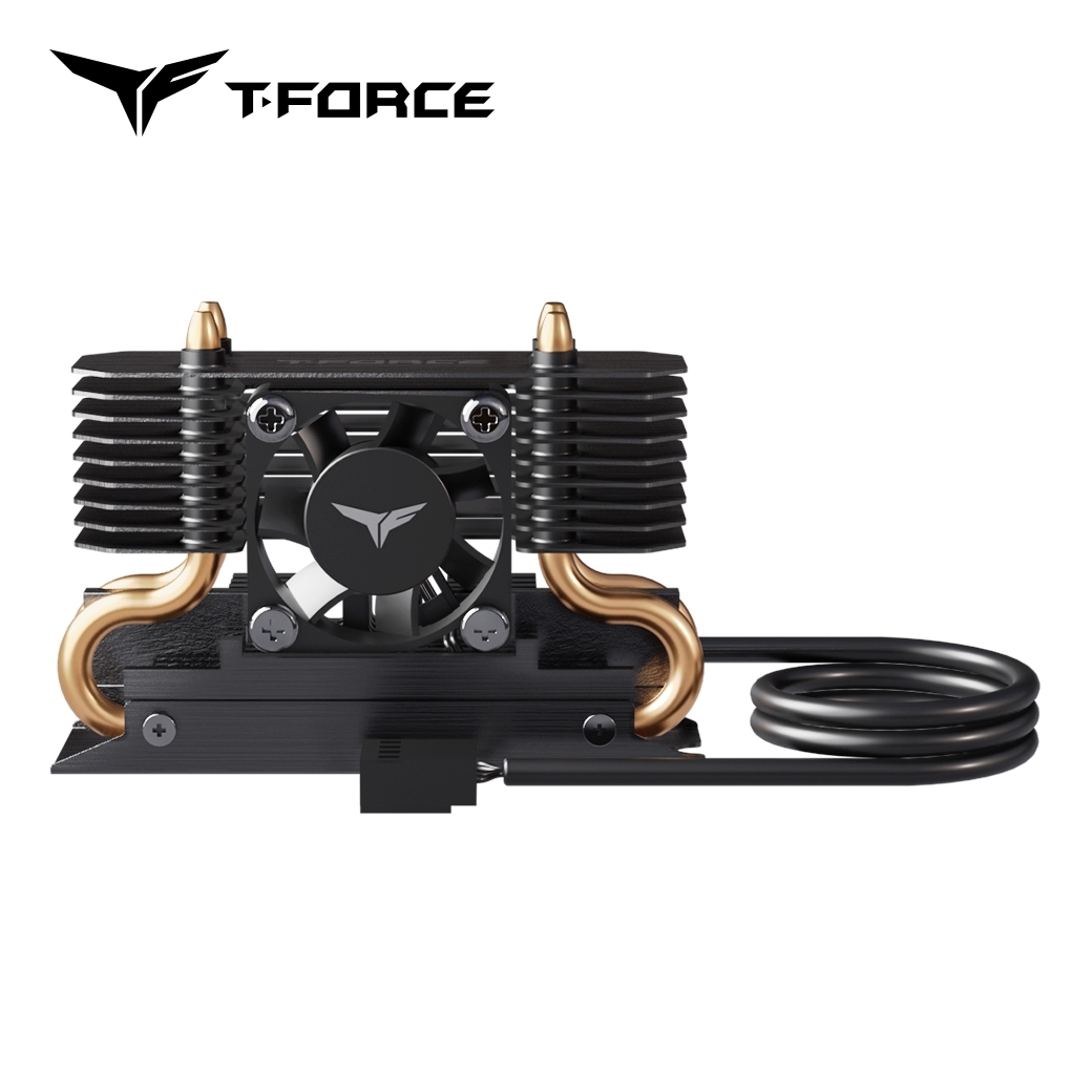 TweakTown Enlarged Image - The new T-FORCE DARK AirFlow SSD Cooler is designed for PCIe Gen5 SSDs, image credit: TEAMGROUP.
