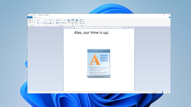 C'est la fin pour WordPad, retiré des futures versions de Windows