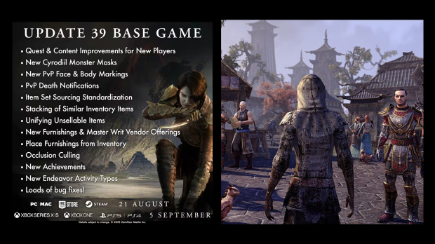 Update 39 Base-Game Patch Now Live on All Platforms - The Elder Scrolls  Online