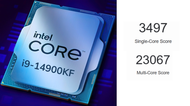 Intel Core i9-14900KF is ranked fastest single-core CPU