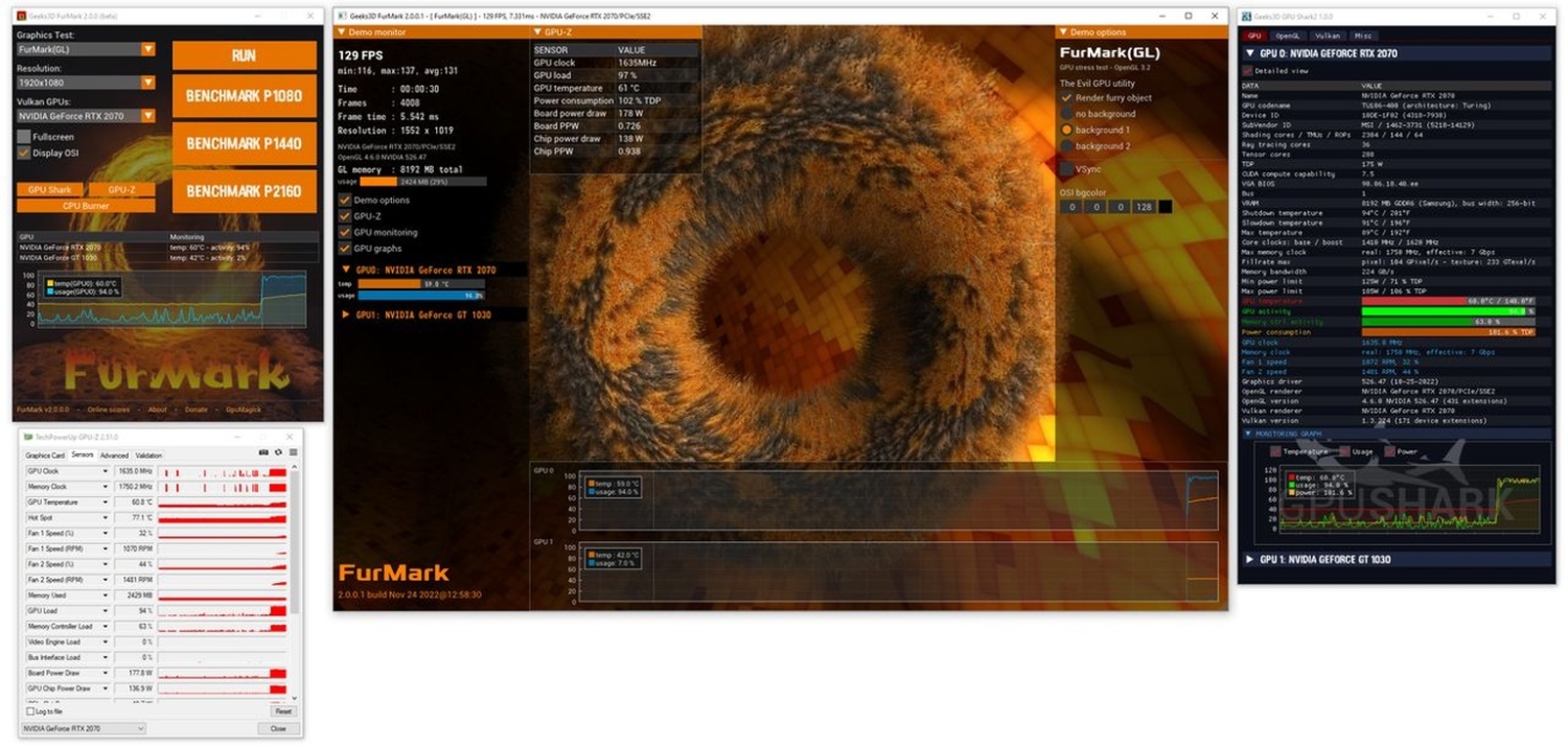TweakTown Enlarged Image - A look at the FurMark 2.0 beta, image credit: Geeks3D