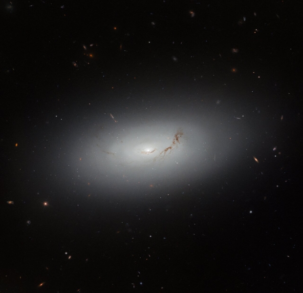 A large lenticular galaxy 