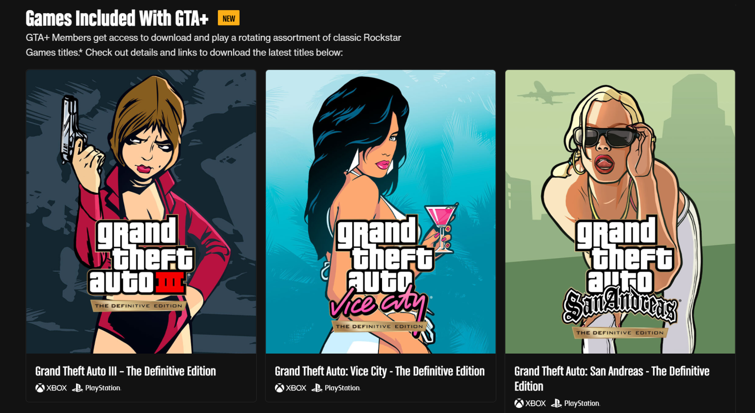 A Note from the Rockstar Games Team RE: Grand Theft Auto: The Trilogy – The  Definitive Edition - Rockstar Games