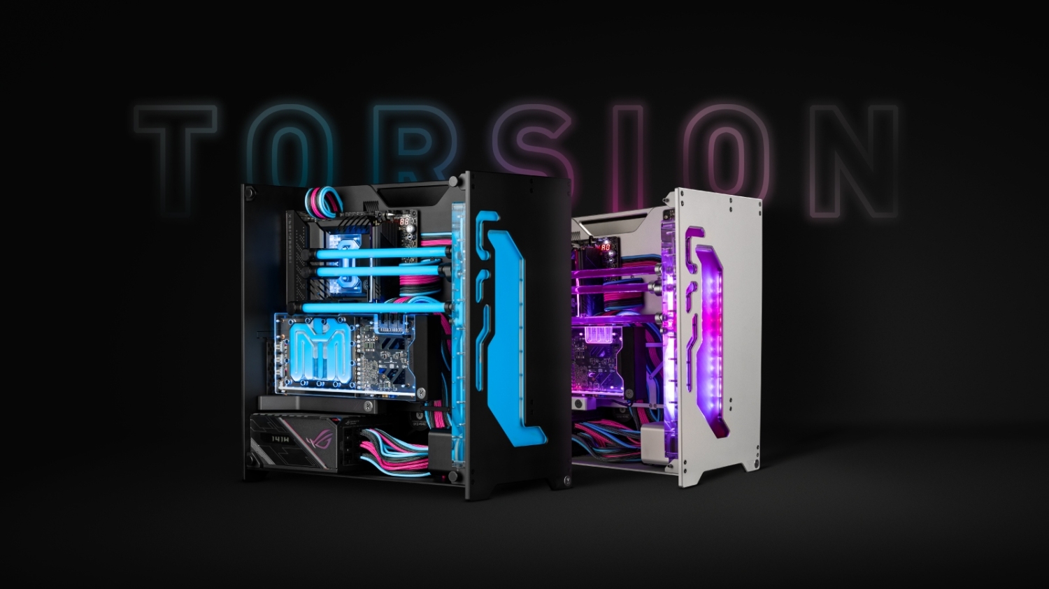 EK-Quantum Torsion A60 PC case is designed for liquid