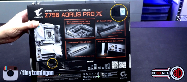 GIGABYTE Z790 AORUS PRO X motherboard (source: Overclock3D)