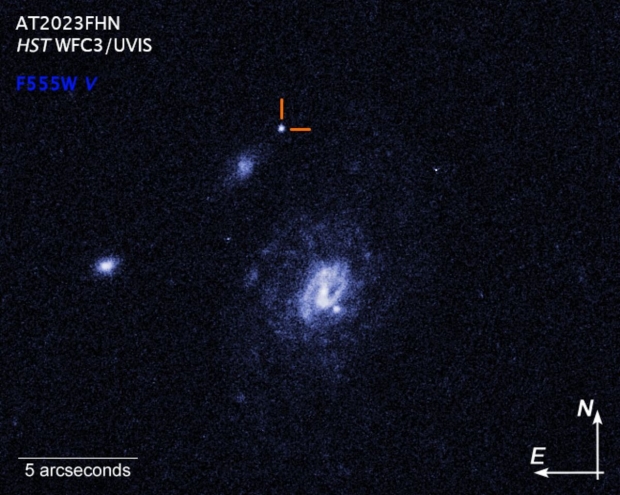 Zdjęcie zięby wykonane przez Hubble'a