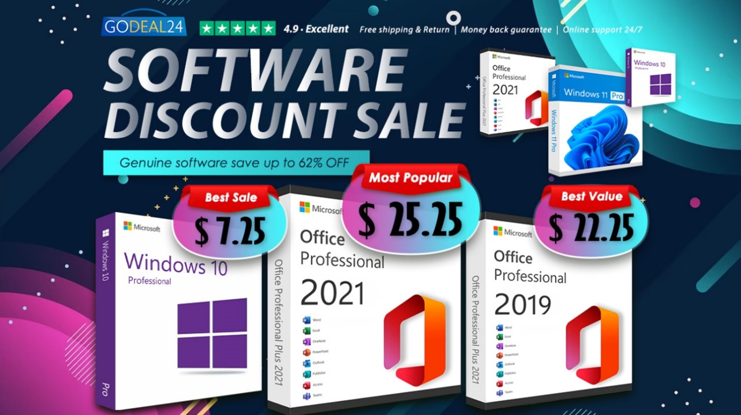 Upgrade to Microsoft Office 2021 and Windows 11 Pro from $10 for