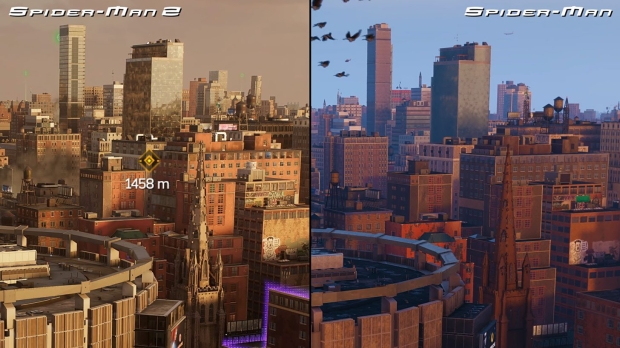 Spider-Man 2 vs Spider-Man on PlayStation 5 (source: Digital Foundry)
