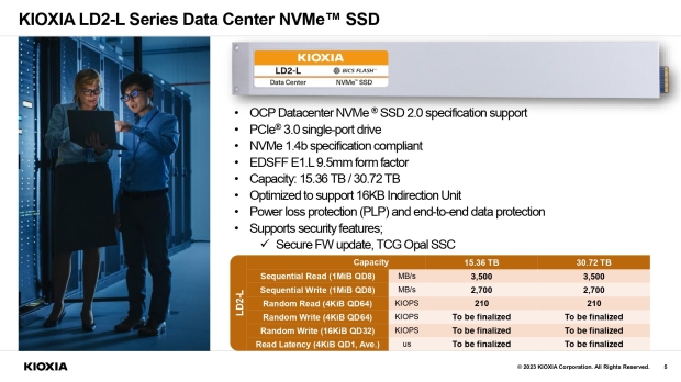 KIOXIA showcases its massive SSD range at the Open Compute Project Global Summit 2023 04