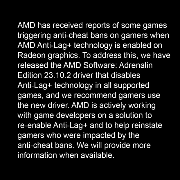 AMD Anti-Lag causing bans in Counter-Strike 2