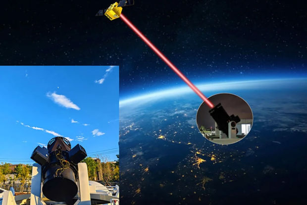 Satellite uses lasers to beam down data at 10 Gbps in a crazy new communications test 22222221