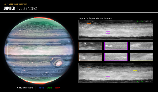 NASA’s Webb telescope shocks scientists with photo of never-before-seen jet inside Jupiter