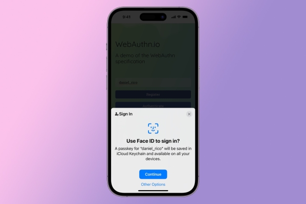 WhatsApp is testing adding passkey support for signing in on iPhones