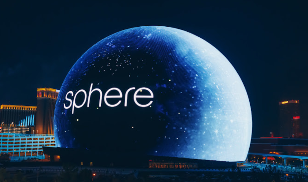 Las Vegas Sphere celebrates Halloween with epic jacko