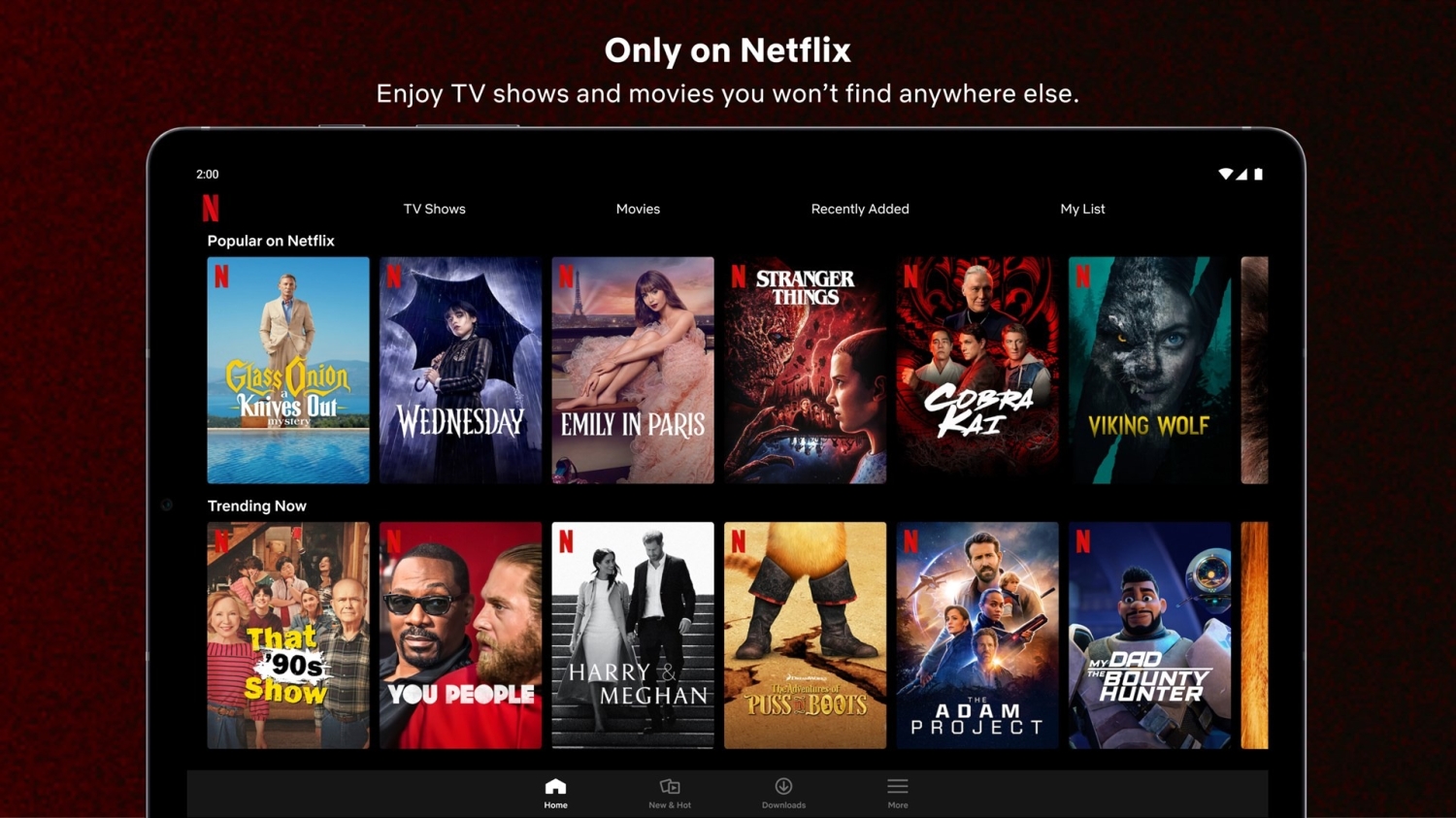 Netflix to become first streamer to offer downloads to ad-tier