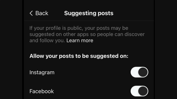 There's finally a way to stop your Threads posts popping up on Facebook 02