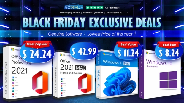 Black Friday 2023: Lifetime Microsoft Genuine only from Windows and $6! 2021 10 $14 Office