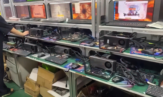 The RTX 4090 turned into AI GPUs being tested, ready for some high-paying customers (source: Baidu)