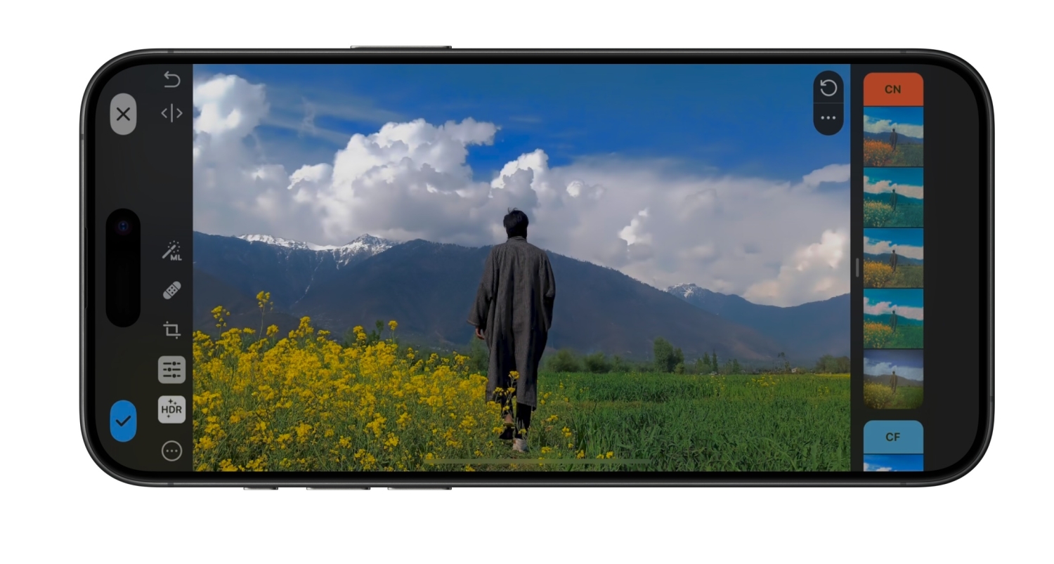 Photomator now supports HDR and Smart HDR photo editing on the iPhone