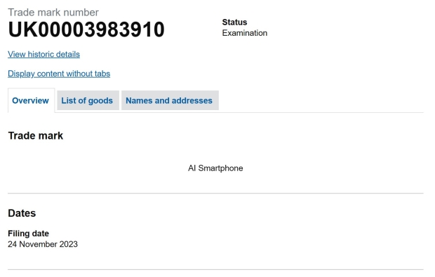 Samsung registers trademark for 'AI phone' and 'AI smartphone' ahead of Galaxy S24 504