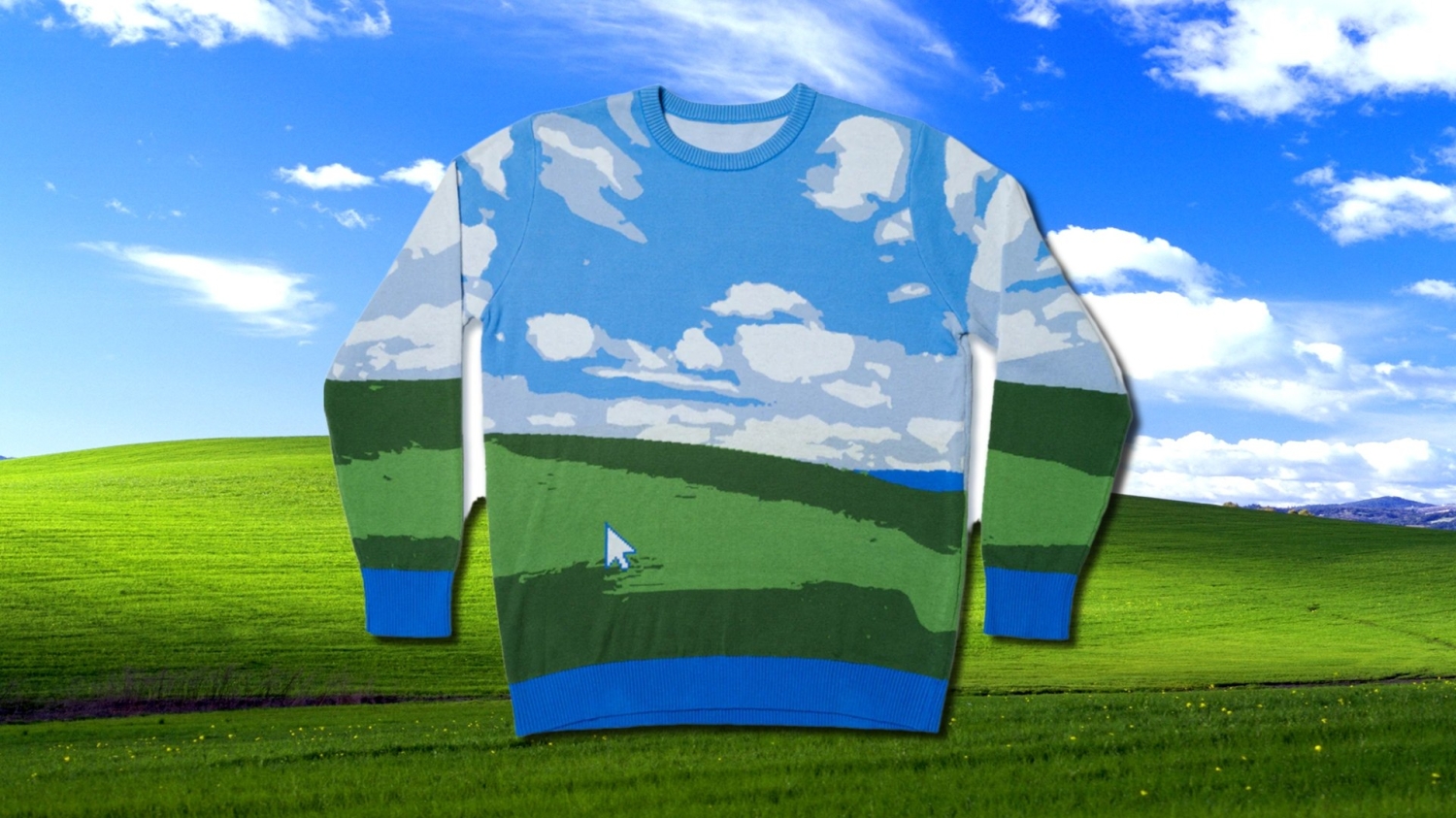 Microsoft's 2023 'Ugly' holiday sweater is the iconic Windows XP