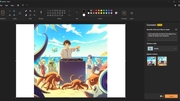 Microsoft Paint's new powerful AI-powered Cocreator tool lets you generate images and quickly switch between styles.
