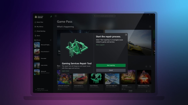 The new Gaming Services Repair Tool (Beta) for the Xbox App on PC, image credit: Microsoft.