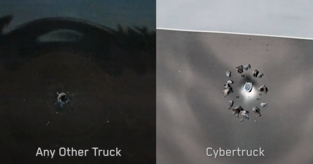 Tesla release Cybertruck bullet proof test video, showcasing a unique level of toughness 4512