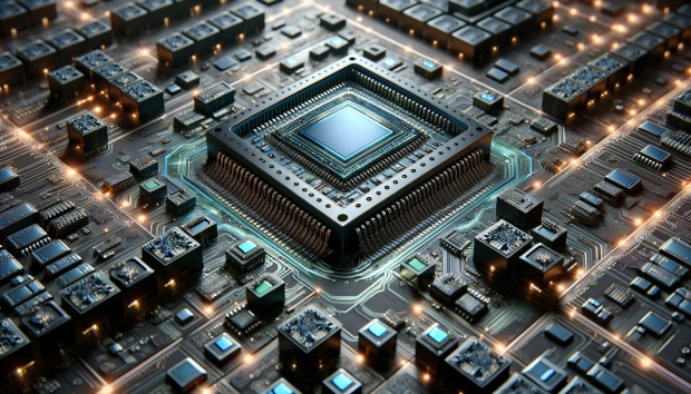 A next-gen chip design (source: ChatGPT + DALL-E)