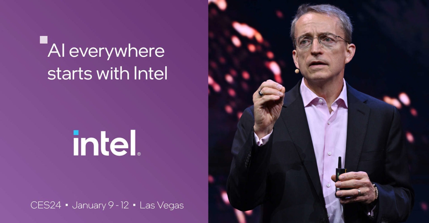 Intel CEO will deliver CES 2024 keynote on January 9, teases 'AI